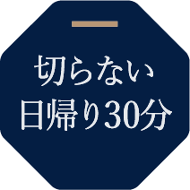 切らない日帰り30分