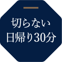 切らない日帰り30分